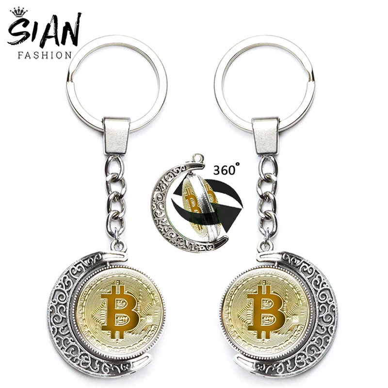 Bitcoin Design Keychains 360 Degrees Rotated Keyrings Cryptocurrency Bitcoin Theme Key Chains Glass Dome Jewelry Wholesale Gifts
Bitcoin Design Keychains 360 Degrees Rotated Keyrings Cryptocurrency Bitcoin Theme Key Chains Glass Dome Jewelry Wholesale Gifts