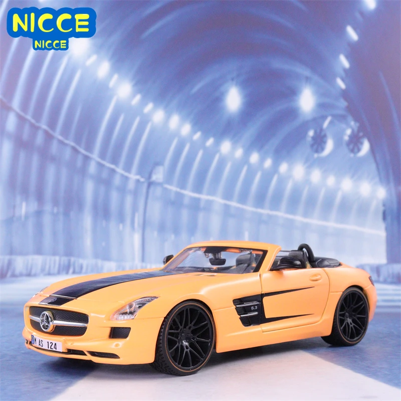 Maisto 1:24 Mercedes Benz SLS AMG трансформер спортивный автомобиль статическая имитация Diecase модель автомобиля из сплава коллекционная игрушка подарок B706
Maisto 1:24 Mercedes Benz SLS AMG трансформер спортивный автомобиль статическая имитация Diecase модель автомобиля из сплава коллекционная игрушка подарок B706