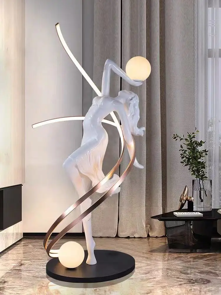 Art Sculpture Floor Lamp Living Room Luxurious Design Sense Modern Creative Exhibition Hall Decorative Decoration Modeling Floo
Art Sculpture Floor Lamp Living Room Luxurious Design Sense Modern Creative Exhibition Hall Decorative Decoration Modeling Floo