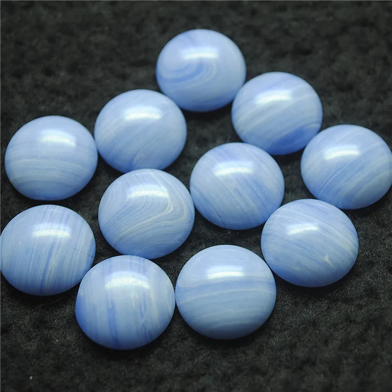 

10PCS Imitatin Blue Rhodonite Cabochons Round Shape 10MM 12MM 14MM 16MM 18MM DIY Jewelry Findings Free Shippings