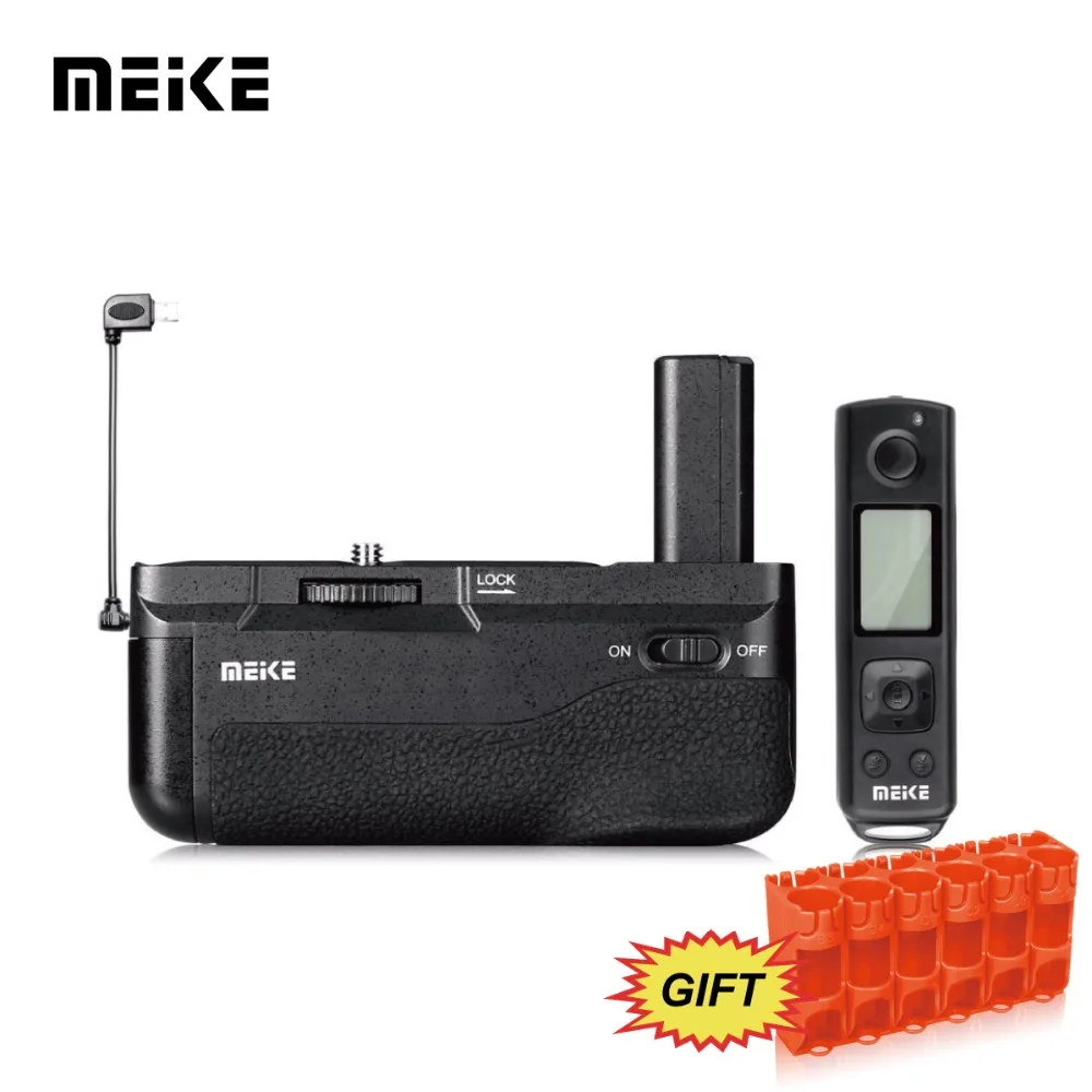 

Meike The New MK-A6500 Pro Battery Grip Built-in 2.4GHZ Remote Controller Vertical-shooting Function for Sony a6500 camera