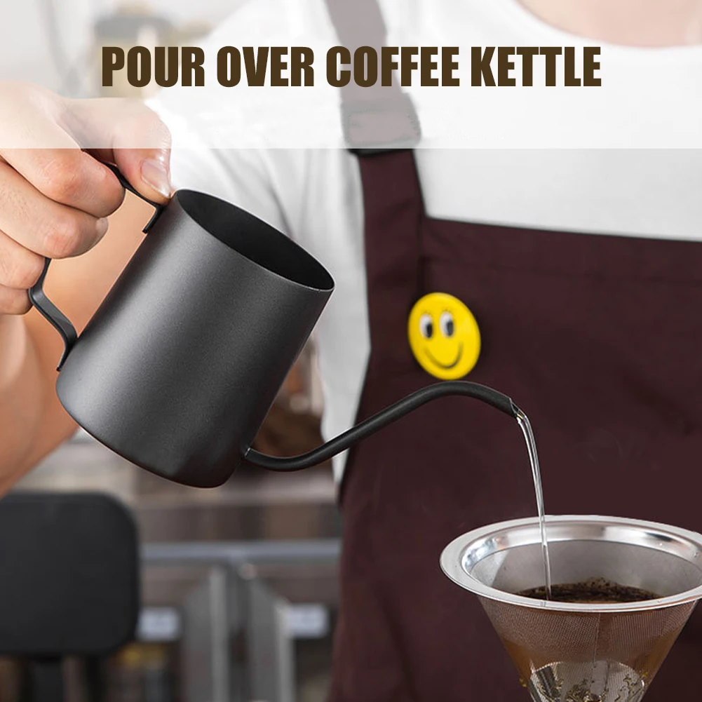 Stainless Steel Coffee Drip Kettle 250ml/350ml Coffee Tea Pot Long Narrow Spout Drip Kettle Pour Over Coffee Maker Tea Pot
Stainless Steel Coffee Drip Kettle 250ml/350ml Coffee Tea Pot Long Narrow Spout Drip Kettle Pour Over Coffee Maker Tea Pot