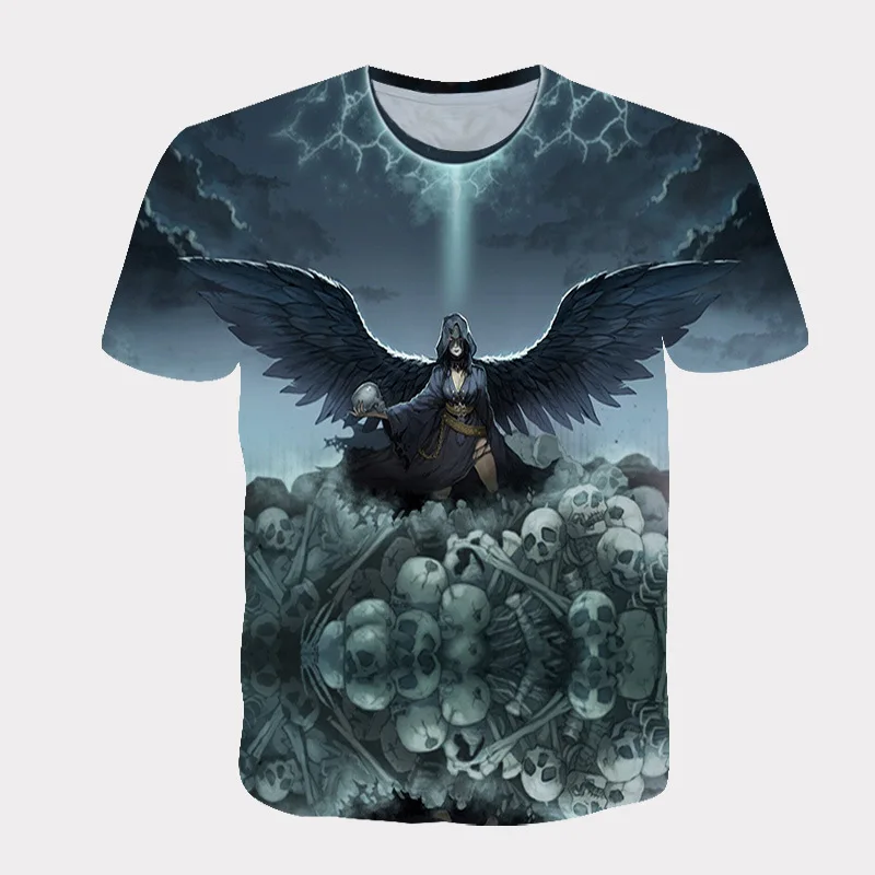2023 New Grim Reaper Novelty Graphic T Shirts Men Women 3D Skull Printed T-shirt Casual Short Sleeve Oversized Clothing Tee 
2023 New Grim Reaper Novelty Graphic T Shirts Men Women 3D Skull Printed T-shirt Casual Short Sleeve Oversized Clothing Tee