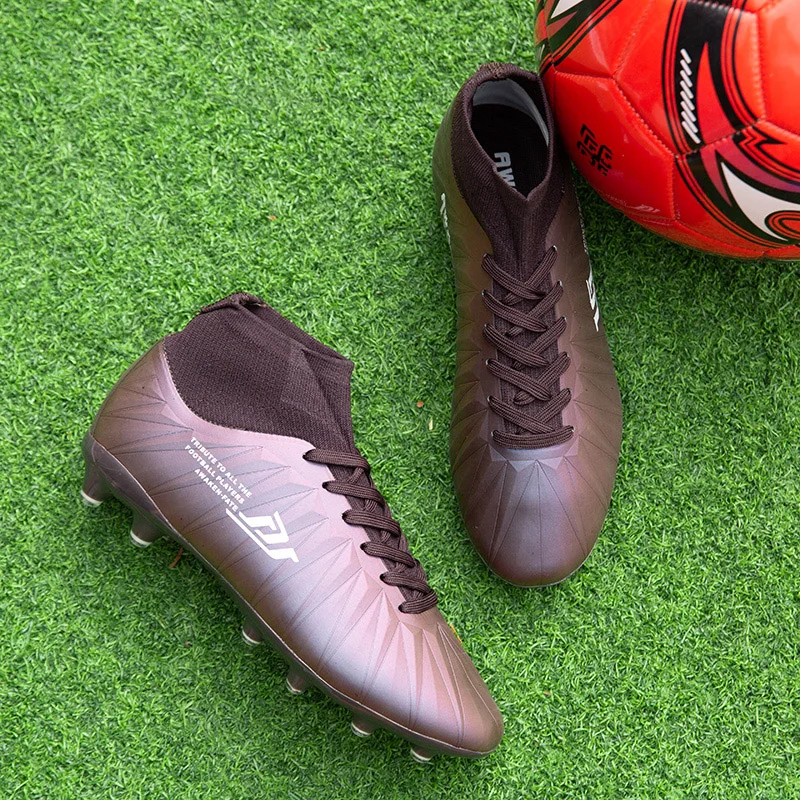 Hight-quality Soccer shoes C.Ronaldo Competition training shoes Anti slip wear resistant Fustal Football boots Chuteira Society
Hight-quality Soccer shoes C.Ronaldo Competition training shoes Anti slip wear resistant Fustal Football boots Chuteira Society