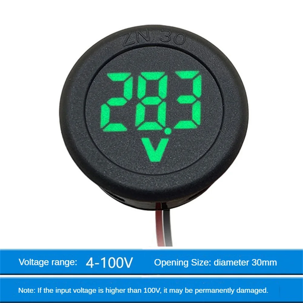 Simple Wiring Two Wire Voltmeter Reverse Connection Protection Ultra-thin Mirror Led Digital Display Instruments And Apparatuses
Simple Wiring Two Wire Voltmeter Reverse Connection Protection Ultra-thin Mirror Led Digital Display Instruments And Apparatuses
