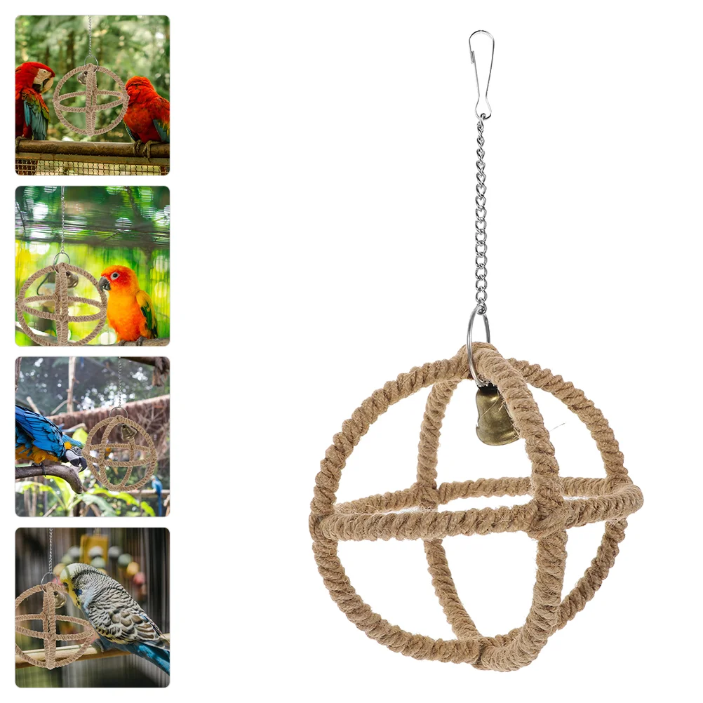 Parakeet Toy Hanging Bird Swing Bird Hanging Ring Toy Wooden Bird Swing Parrot Supply
Parakeet Toy Hanging Bird Swing Bird Hanging Ring Toy Wooden Bird Swing Parrot Supply