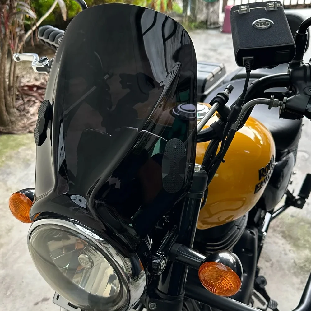 Motorcycle Windshield Windscreen For Royal Enfield Meteor 350 Classic 500 Interceptor 650 Bullet Continental 535 Wind Deflectors
Motorcycle Windshield Windscreen For Royal Enfield Meteor 350 Classic 500 Interceptor 650 Bullet Continental 535 Wind Deflectors