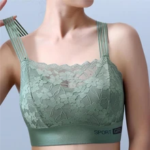 New Sexy Lace Ladies Bra Small Chest Gathered Anti-sagging Sports Beautiful Back Women's Underwear Shockproof Wrapped Chest