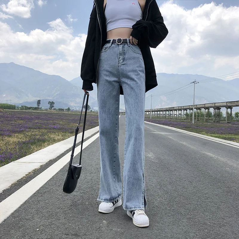 Split Wide Leg Jeans Womens 2022 New High Waist Jeans Straight Tube Spring and Autumn Loose Drape Mopping Long Women's Jeans
Split Wide Leg Jeans Womens 2022 New High Waist Jeans Straight Tube Spring and Autumn Loose Drape Mopping Long Women's Jeans