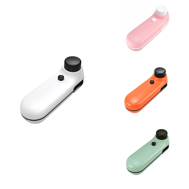 2 In 1 Mini Bag Sealer Heat Sealers With Cutter Knife Rechargeable Portable Sealer For Plastic Bag Food Storage
2 In 1 Mini Bag Sealer Heat Sealers With Cutter Knife Rechargeable Portable Sealer For Plastic Bag Food Storage