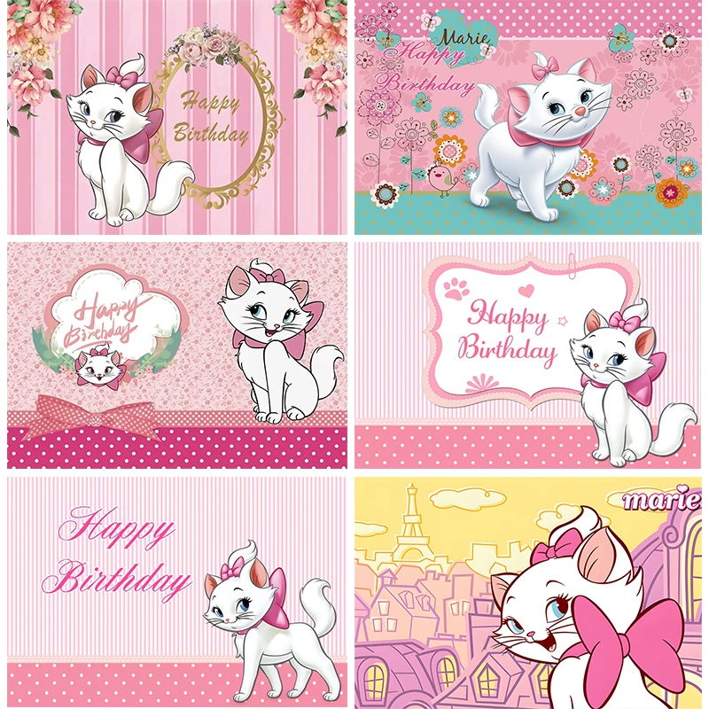 Disney Marie Aristocats Backdrop Girl Baby Shower Birthday Party Vinyl Photography Background Cat Photo Custom Decoration Banner
Disney Marie Aristocats Backdrop Girl Baby Shower Birthday Party Vinyl Photography Background Cat Photo Custom Decoration Banner