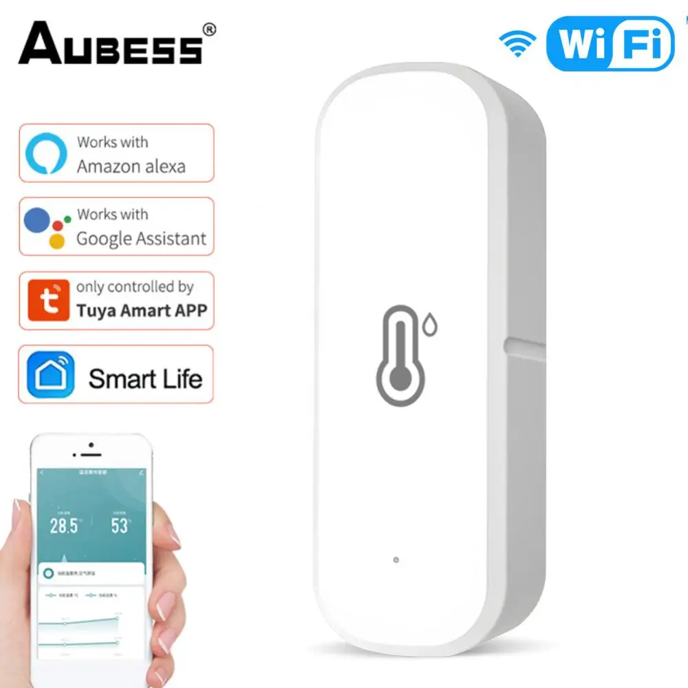 Термометр Tuya Wifi работает с Alexa Google Home монитор в режиме реального времени Голосовое управление Умный контроль жизни умный дом мини
Термометр Tuya Wifi работает с Alexa Google Home монитор в режиме реального времени Голосовое управление Умный контроль жизни умный дом мини