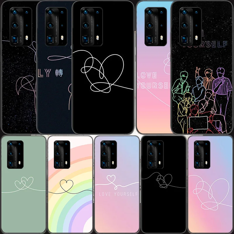 Чехол для телефона с цветочным принтом Love Yourself Kpop для Huawei Mate 30 Lite 20 10 40 Pro P50 Pro P40 P30 Lite P20 P10
Чехол для телефона с цветочным принтом Love Yourself Kpop для Huawei Mate 30 Lite 20 10 40 Pro P50 Pro P40 P30 Lite P20 P10