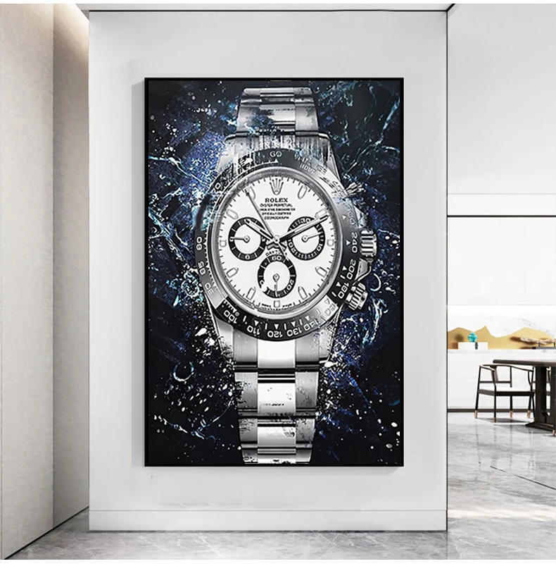 World Famous Watch Decoration Mural Graffiti Style Poster Canvas Painting and Living Room Wall Art Prints for Modern Home Decor
World Famous Watch Decoration Mural Graffiti Style Poster Canvas Painting and Living Room Wall Art Prints for Modern Home Decor