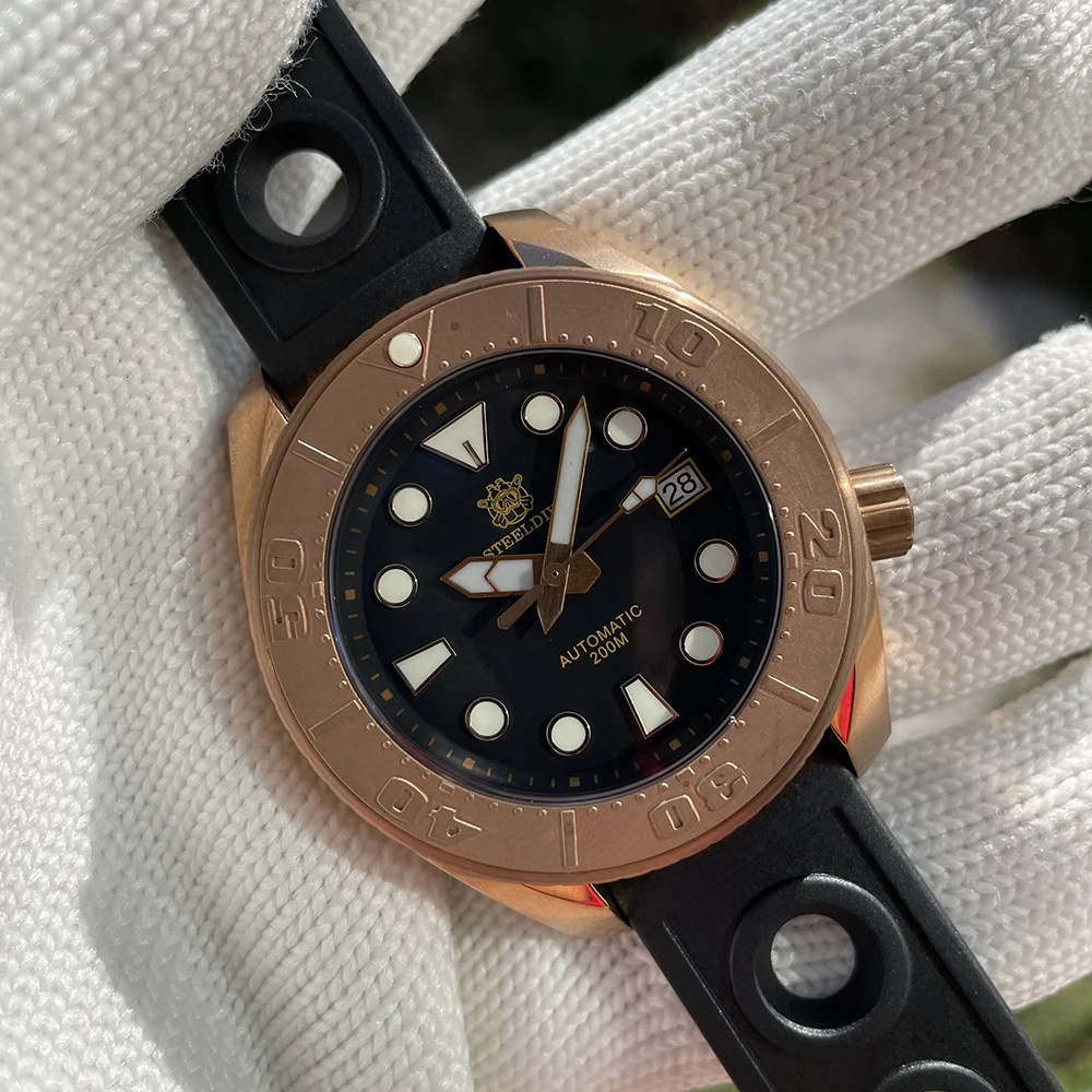 Мужские часы для дайвинга Steeldive SD1971S CUSN8, бронзовый чехол, водонепроницаемость до 200 м, автоматические, NH35
Мужские часы для дайвинга Steeldive SD1971S CUSN8, бронзовый чехол, водонепроницаемость до 200 м, автоматические, NH35