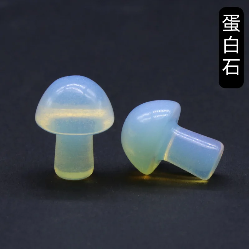 6PCS Opalite Mushroom Sculpture 20MM Mini Healing Crystal Mushrooms Chakra Stone Decorations for Home Balancing Meditation
6PCS Opalite Mushroom Sculpture 20MM Mini Healing Crystal Mushrooms Chakra Stone Decorations for Home Balancing Meditation