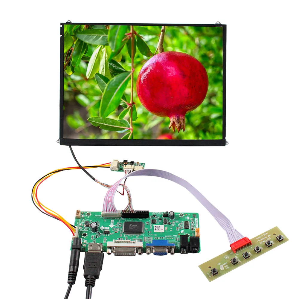 Плата контроллера ЖК-дисплея H DMI DVI VGA с ЖК-экраном 9,7 дюйма LP097X01 1024x76 8
Плата контроллера ЖК-дисплея H DMI DVI VGA с ЖК-экраном 9,7 дюйма LP097X01 1024x76 8