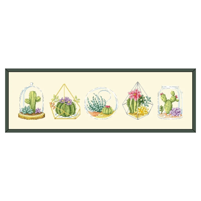 Cactus collection cross stitch kit 18ct 14ct 11ct light yellow canvas stitching embroidery DIY wall home decor
Cactus collection cross stitch kit 18ct 14ct 11ct light yellow canvas stitching embroidery DIY wall home decor