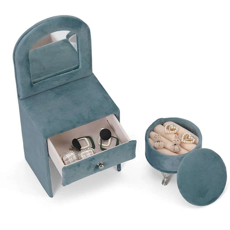 Velvet Sofa Jewelry Box Furniture Shaped Ring Necklace Earrings Organizer Table Decor Armchair For Dollhouse Earrings Display
Velvet Sofa Jewelry Box Furniture Shaped Ring Necklace Earrings Organizer Table Decor Armchair For Dollhouse Earrings Display