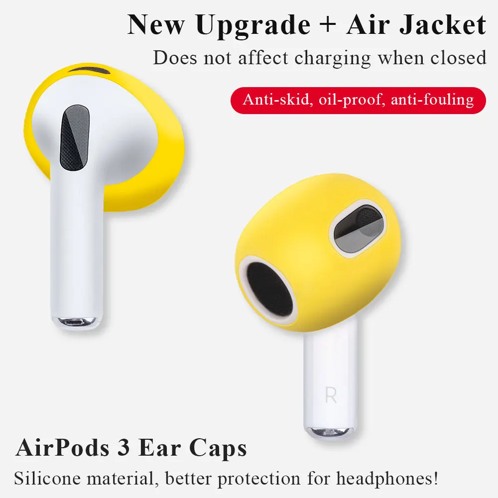 Air Jacket Skin Cover For Airpods 3 Silicone EarTips Earpads For Apple AirPods 3rd Ear Cap Tips Buds Earphone Accessories Case
Air Jacket Skin Cover For Airpods 3 Silicone EarTips Earpads For Apple AirPods 3rd Ear Cap Tips Buds Earphone Accessories Case