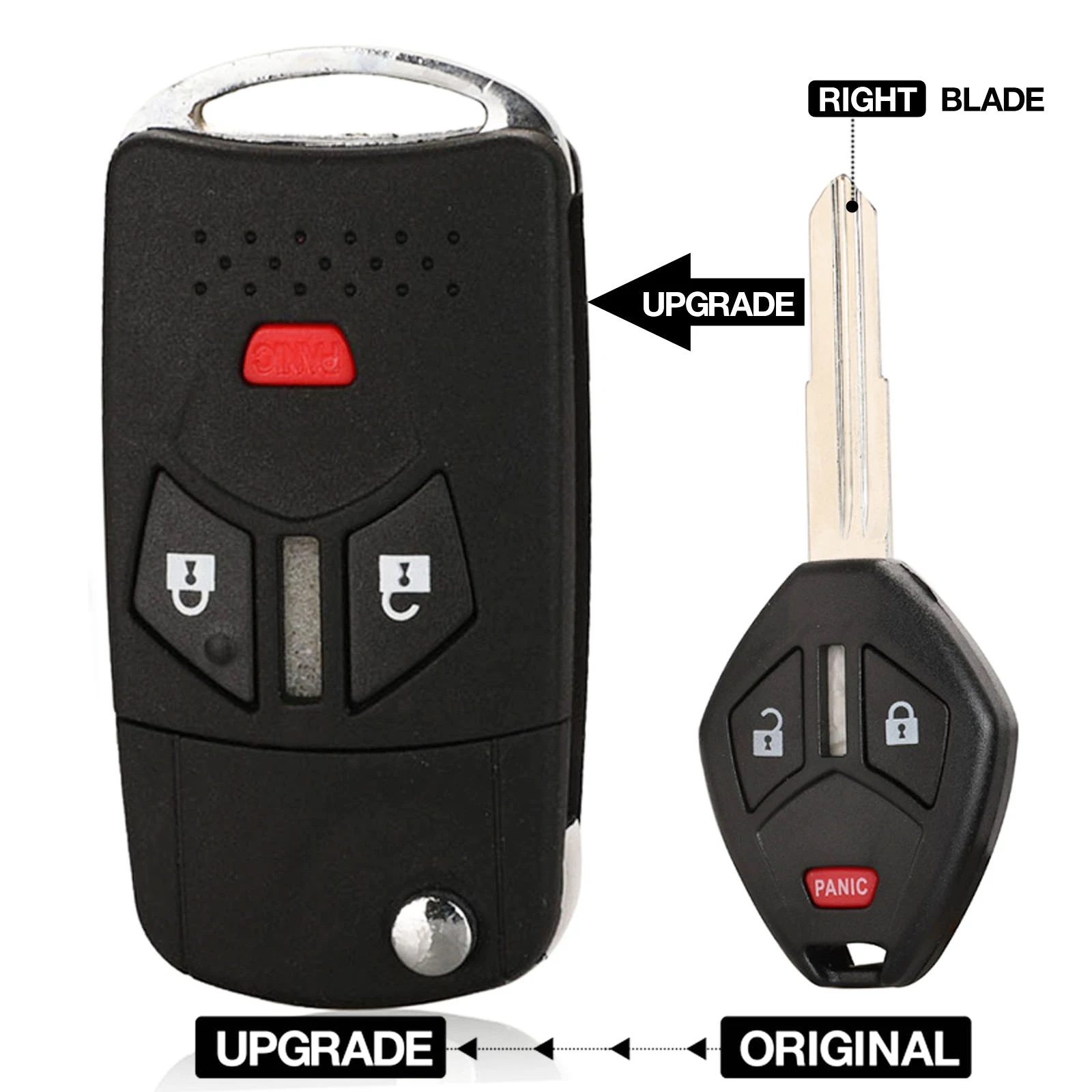 kutery 10 / 20шт Модифицированные Remote Флип Key Shell Fob Fit For Mitsubishi Galant Eclipse, Лансер 3/4 Кнопки Складной чехол
kutery 10 / 20шт Модифицированные Remote Флип Key Shell Fob Fit For Mitsubishi Galant Eclipse, Лансер 3/4 Кнопки Складной чехол