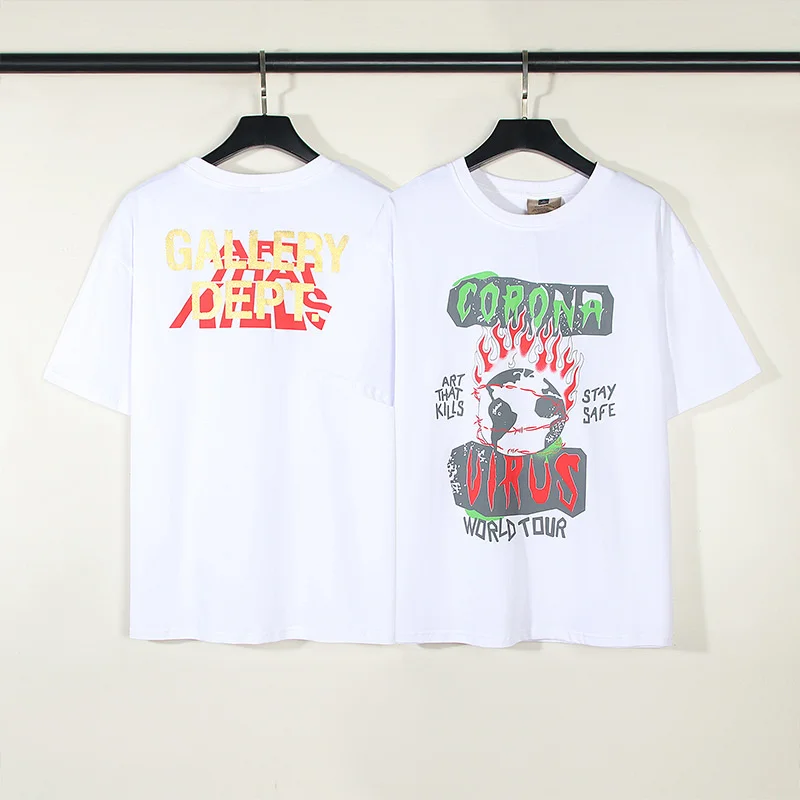 GALLERYS DEPT Summer Trend 1:1 T-shirt Graffiti Letter Printing Short Sleeve High Street Style Casual Loose Men Women Cotton
GALLERYS DEPT Summer Trend 1:1 T-shirt Graffiti Letter Printing Short Sleeve High Street Style Casual Loose Men Women Cotton