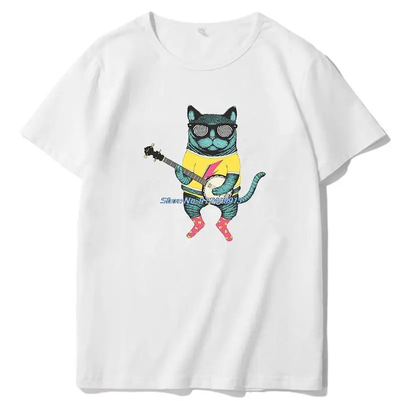 Banjo Cat Teens Rock t shirt for men graphic t shirts Oversized t shirt Tops Streetwear Harajuku Men Clothing
Banjo Cat Teens Rock t shirt for men graphic t shirts Oversized t shirt Tops Streetwear Harajuku Men Clothing