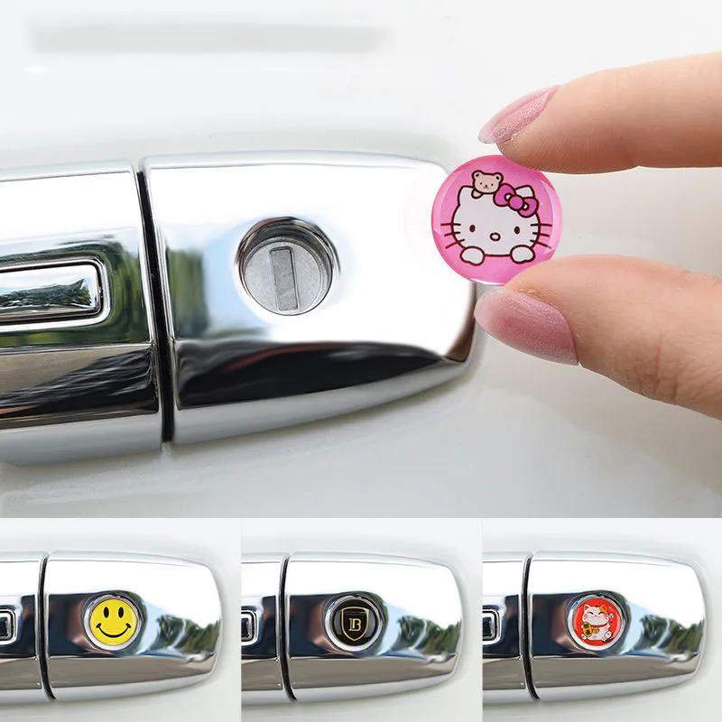 Kawaii Sanrios Series Anime Hello Kitty Cartoon Cute Car Universal Door Handle Keyhole Water Proof Anti-Blocking Protector
Kawaii Sanrios Series Anime Hello Kitty Cartoon Cute Car Universal Door Handle Keyhole Water Proof Anti-Blocking Protector