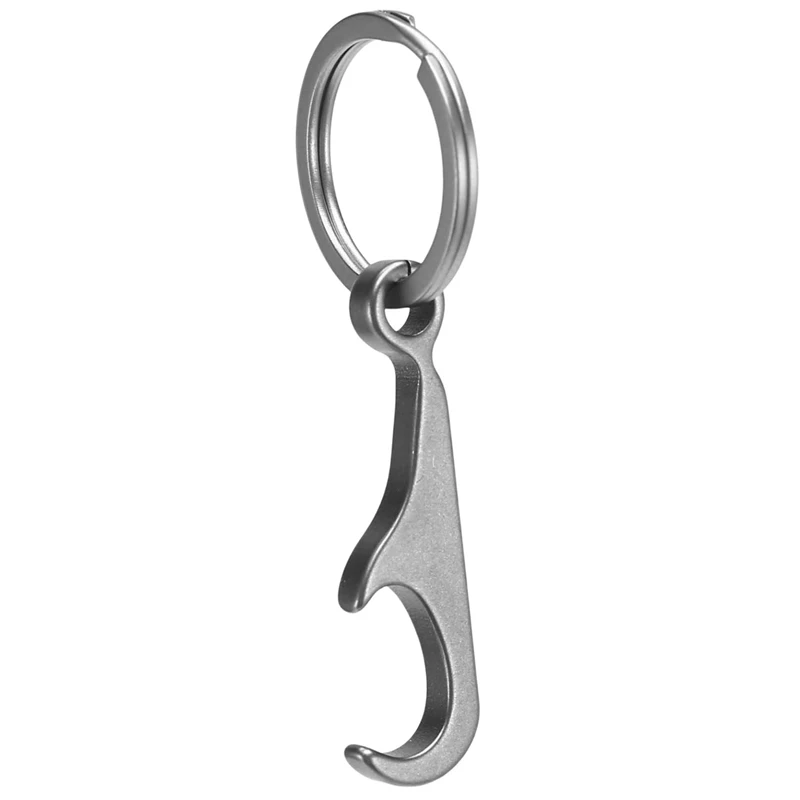 TC4 Titanium Creative Mini Beer Opener Keychain With Keyring Can Opener Portable EDC Carry-On Gadget Pendant
TC4 Titanium Creative Mini Beer Opener Keychain With Keyring Can Opener Portable EDC Carry-On Gadget Pendant