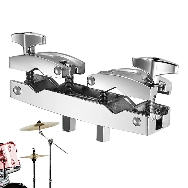 

Tom Stand For Drum Set Quick Release Cymbal Stands Drum Bracket Alloy Multiclamp Stand Rack Tom Mount Holder Drum Hardware
