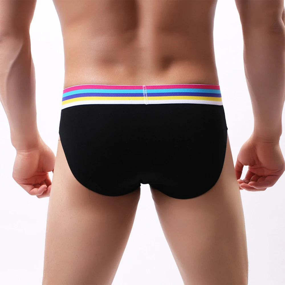 Mens Briefs Sexy Low Waist Panties Rainbow Belt Bulge Pouch Underwear Skinny Ultra-thin Bikini Underpants Man Slip Hombre
Mens Briefs Sexy Low Waist Panties Rainbow Belt Bulge Pouch Underwear Skinny Ultra-thin Bikini Underpants Man Slip Hombre