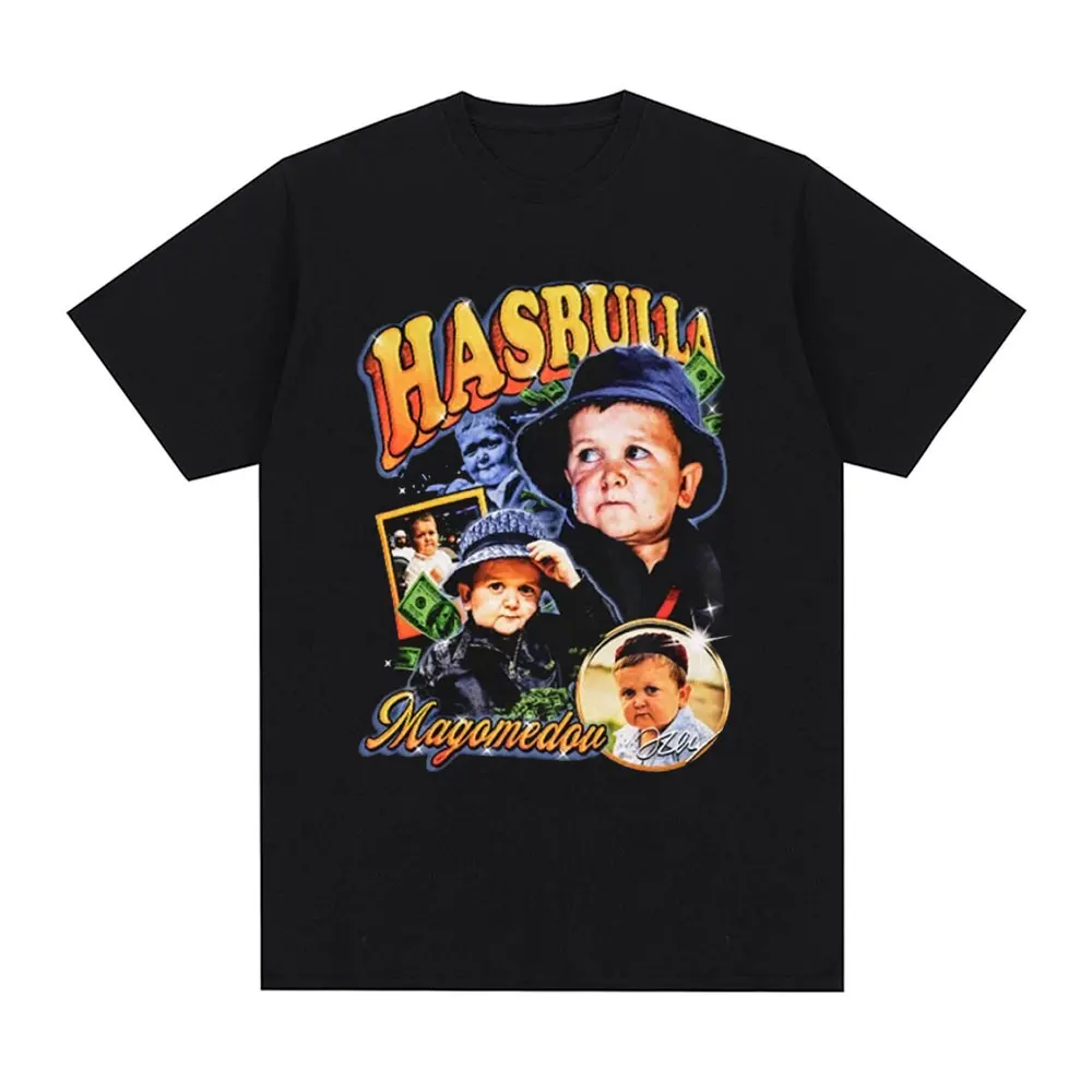 Male Short Sleeves Tees Funny Hasbulla Graphic T-Shirt Men's Clothing Summer Streetwear Clothes Y2k Tops Casual Women's Blouse
Male Short Sleeves Tees Funny Hasbulla Graphic T-Shirt Men's Clothing Summer Streetwear Clothes Y2k Tops Casual Women's Blouse