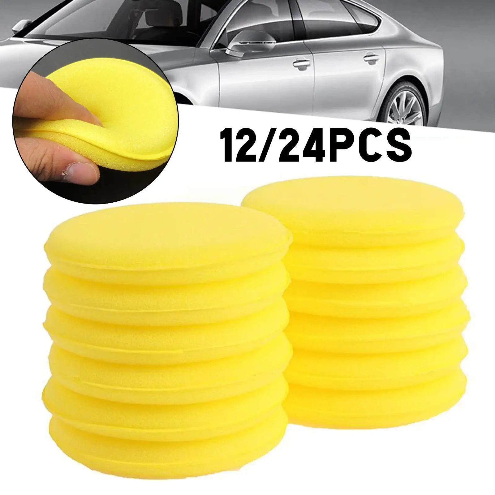 Car Foam Sponge Wax Applicator Cleaning Detailing Pads Auto Wax Cleaning Care Accessories Sponge Remove Polishing Soft Pad C9Q6 
Car Foam Sponge Wax Applicator Cleaning Detailing Pads Auto Wax Cleaning Care Accessories Sponge Remove Polishing Soft Pad C9Q6