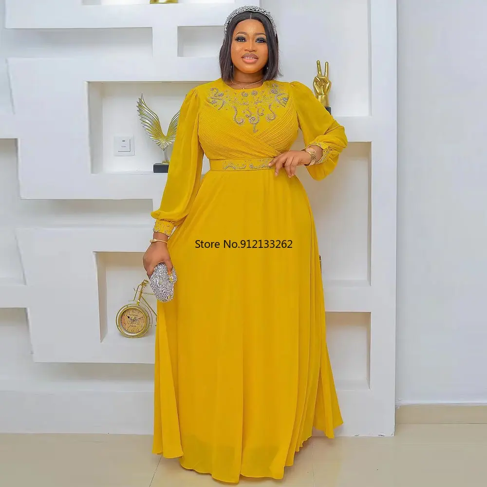 Plus Size African Party Dresses for Women 2022 New Fashion Dashiki Ankara Wedding Gowns Elegant Turkey Muslim Chiffon Maxi Dress
Plus Size African Party Dresses for Women 2022 New Fashion Dashiki Ankara Wedding Gowns Elegant Turkey Muslim Chiffon Maxi Dress