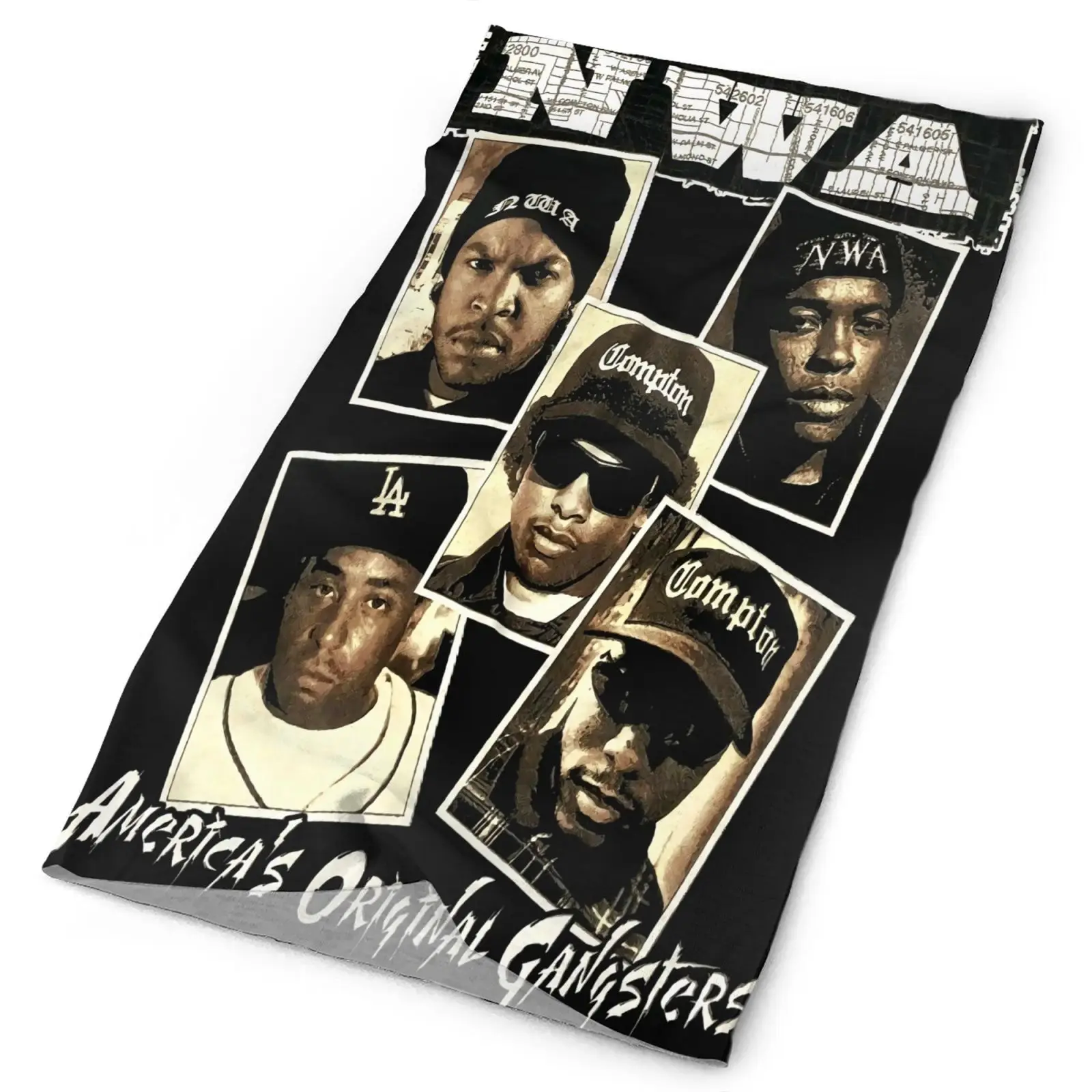 Nwa Americas Gangsters Graphic Men's Bandana Anime Scarf Skis Scarf For Snowboard For Snowboard Mask Scarf Men's Tactical Mask 
Nwa Americas Gangsters Graphic Men's Bandana Anime Scarf Skis Scarf For Snowboard For Snowboard Mask Scarf Men's Tactical Mask