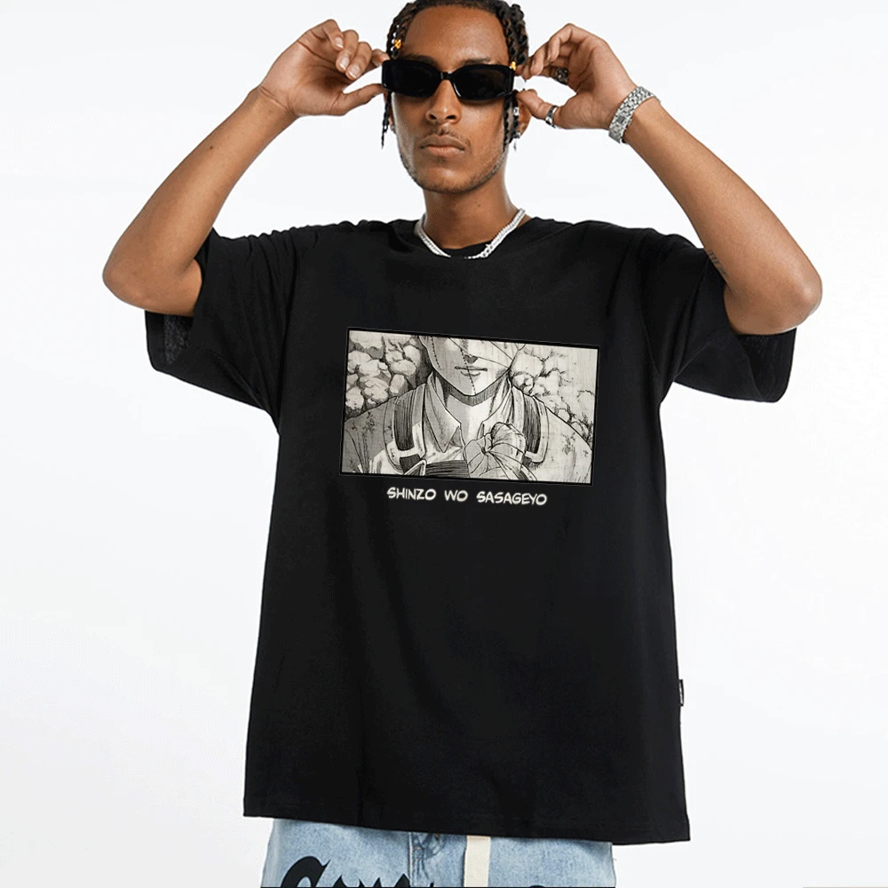 Cool Brand Style Attack on Titan Eren Yeager Tshirts Hip-pop Trend T-shirt Summer Cotton High Quality Casual Tops T Shirt Men's
Cool Brand Style Attack on Titan Eren Yeager Tshirts Hip-pop Trend T-shirt Summer Cotton High Quality Casual Tops T Shirt Men's