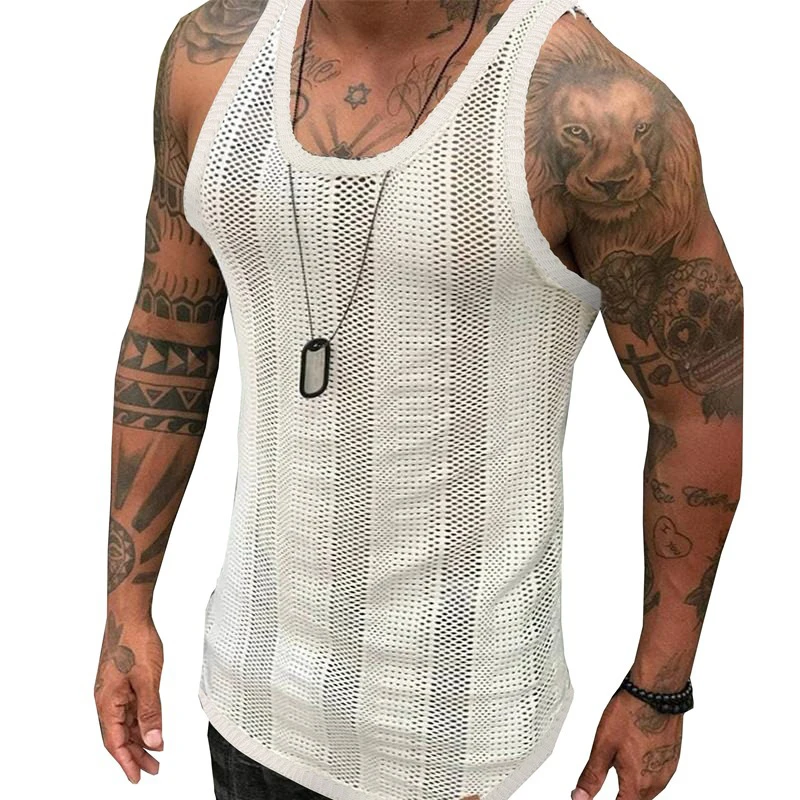 Tops Tank Out Men Workout Mens Clothing Tops Clothes Fit Summer Gym Top Fashion Slim 2022 Shirts Hollow Vest Sleeveless Fashion
Tops Tank Out Men Workout Mens Clothing Tops Clothes Fit Summer Gym Top Fashion Slim 2022 Shirts Hollow Vest Sleeveless Fashion