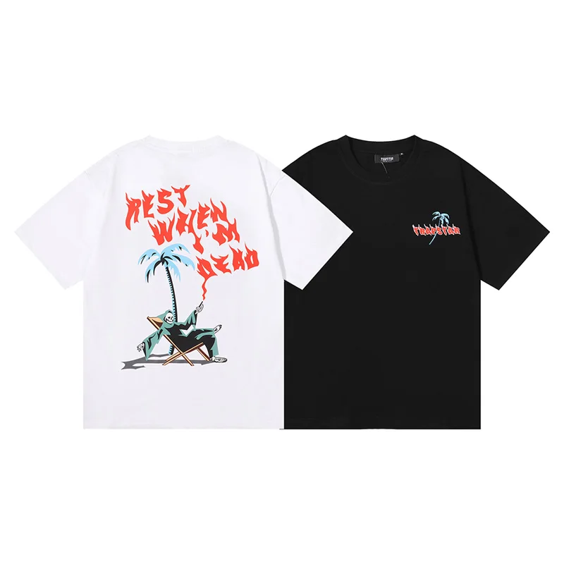 2022ss Black White Trapstar Short Sleeve Autumn Winter Casual Top Tee Men Women Simple Fashion Hip Hop T Shirt
2022ss Black White Trapstar Short Sleeve Autumn Winter Casual Top Tee Men Women Simple Fashion Hip Hop T Shirt