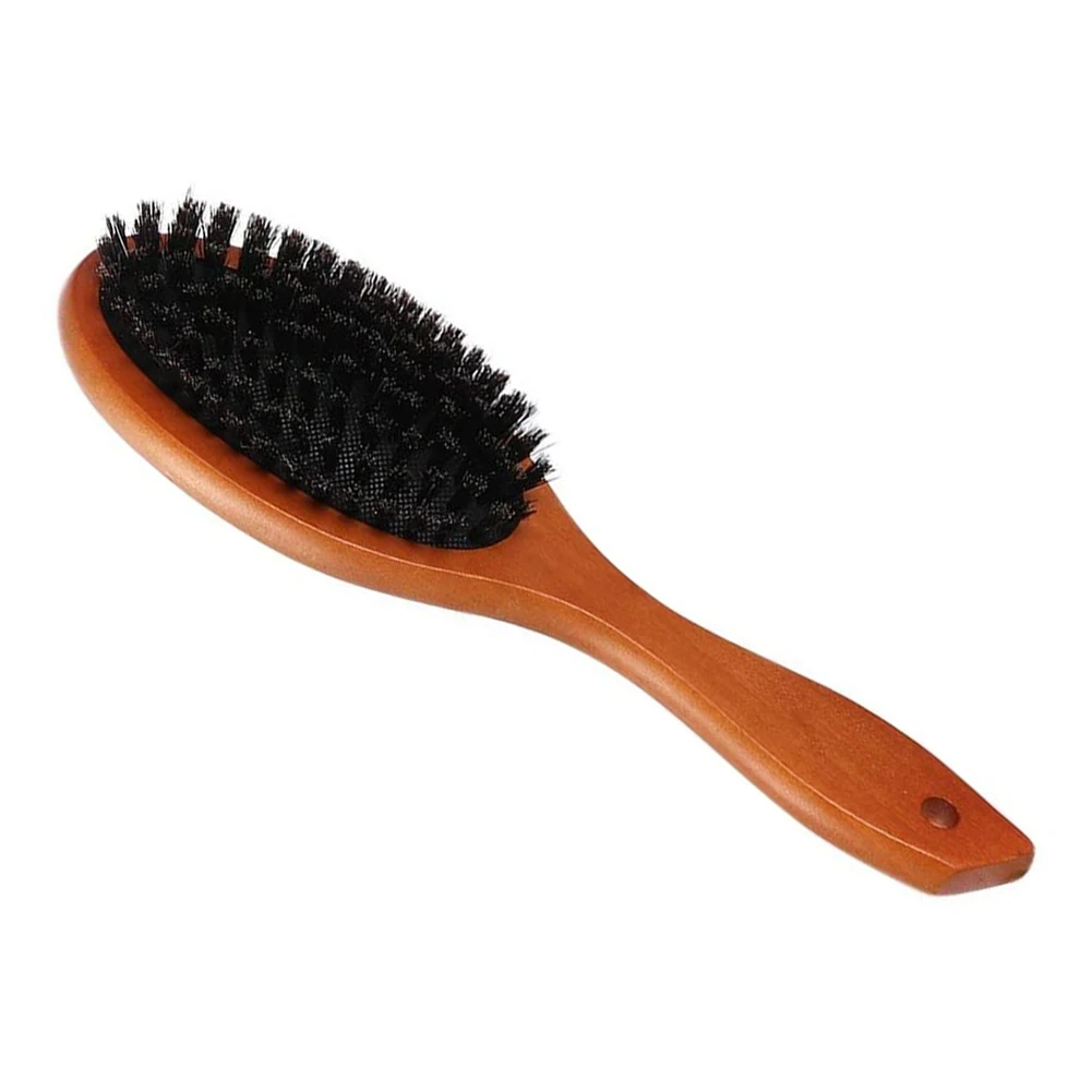 Natural Boar Bristles Hair Brush Salon Anti-corrosion Comb Hair Styling Tool Anti-static Hairdressing Combs Wooden Handle
Natural Boar Bristles Hair Brush Salon Anti-corrosion Comb Hair Styling Tool Anti-static Hairdressing Combs Wooden Handle