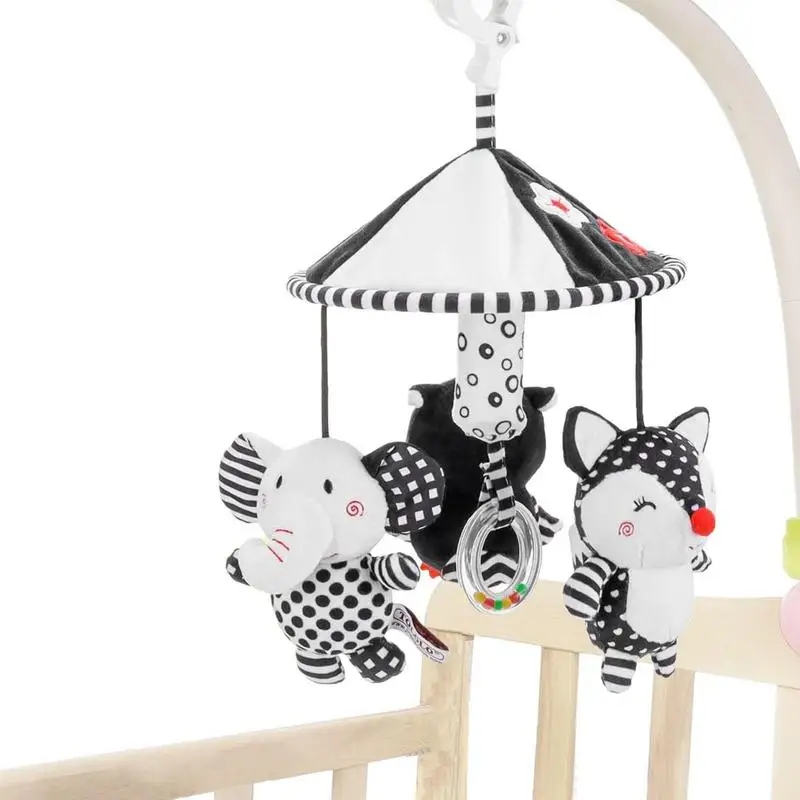 

Newborn Hang Toys Healthy Car Seat Toy With Wind Chimes Stroller Infant Car Bed Crib Travel Activity Wind Chime With Teether