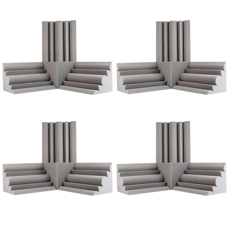 4X Absorption Foam Home Theatre Corner Sound Insulation Cotton Acoustic Foam Tiles Panels,Grey
4X Absorption Foam Home Theatre Corner Sound Insulation Cotton Acoustic Foam Tiles Panels,Grey