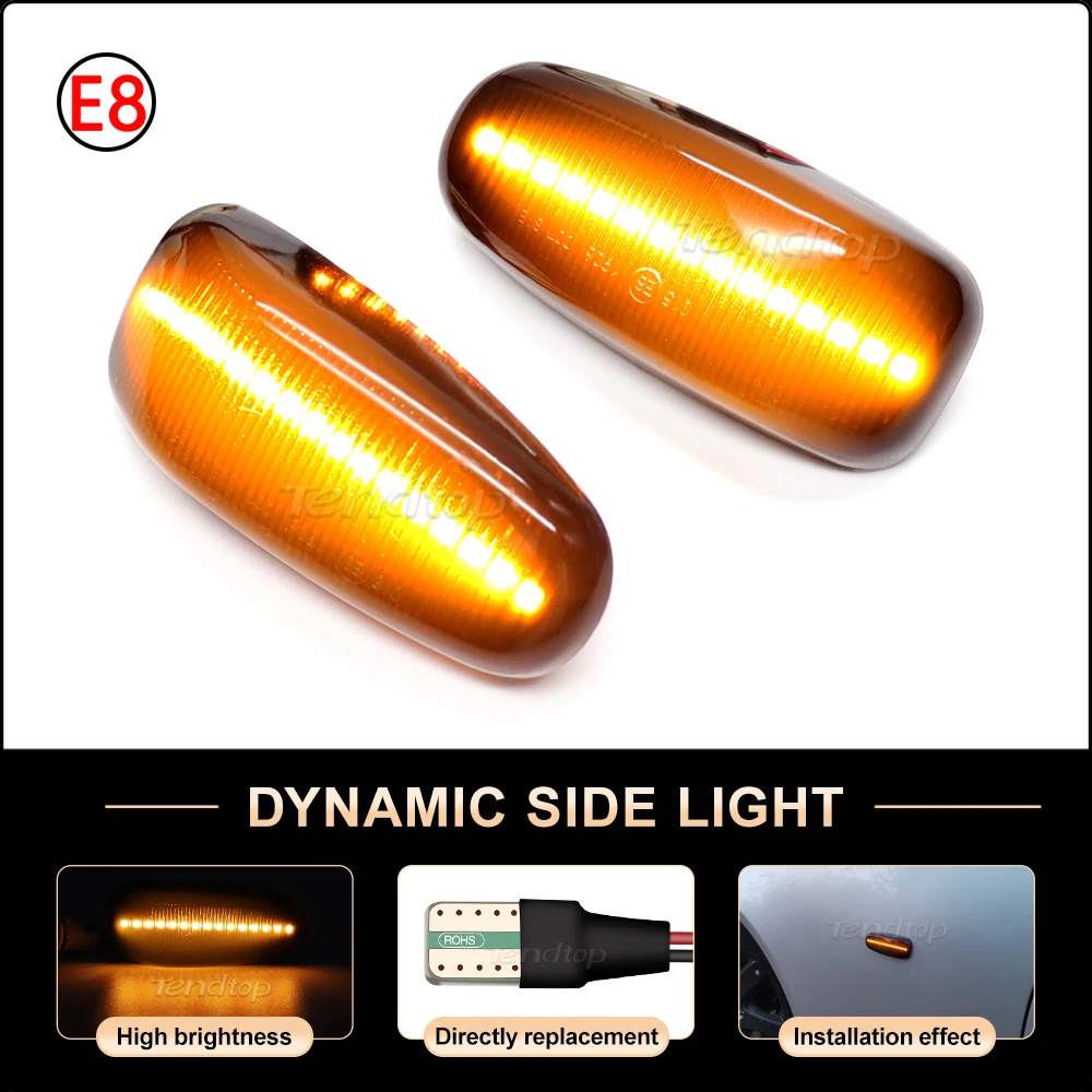 Dynamic LED Flashing Turn Signal Light Side Marker Lamp Car Accessories Auto For Mercedes-Benz W210 W202 W208 R170 Vito W638
Dynamic LED Flashing Turn Signal Light Side Marker Lamp Car Accessories Auto For Mercedes-Benz W210 W202 W208 R170 Vito W638