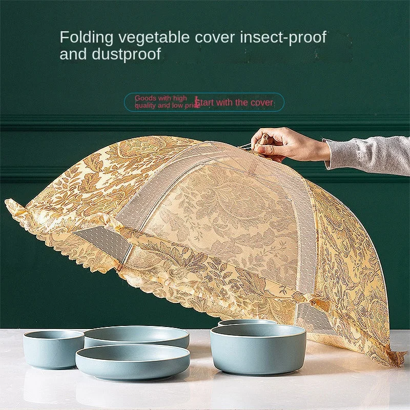 New Household Dish Cover Mesh Multi-Functional Large Foldable Table Cover Mesh Dish Cover Anti Fly Removable and Washable
New Household Dish Cover Mesh Multi-Functional Large Foldable Table Cover Mesh Dish Cover Anti Fly Removable and Washable