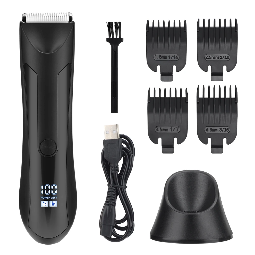 Men's Electric Hair Trimmer USB Charging LCD Display Body Grooming Clipper for Men Bikini Epilator Hair Cutting Barber Shaver
Men's Electric Hair Trimmer USB Charging LCD Display Body Grooming Clipper for Men Bikini Epilator Hair Cutting Barber Shaver