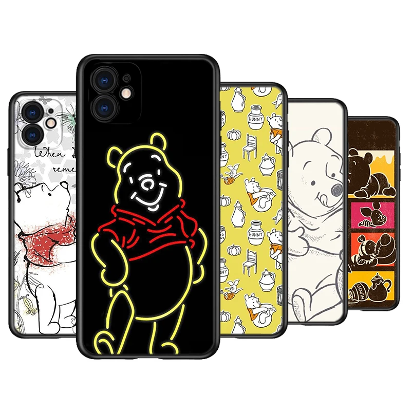 Cute Winnie The Pooh Silicone Cover For Apple iPhone 14 13 12 11 Pro Max Mini XS Max X XR 7 8 Plus 5S Silicone Black Shell
Cute Winnie The Pooh Silicone Cover For Apple iPhone 14 13 12 11 Pro Max Mini XS Max X XR 7 8 Plus 5S Silicone Black Shell