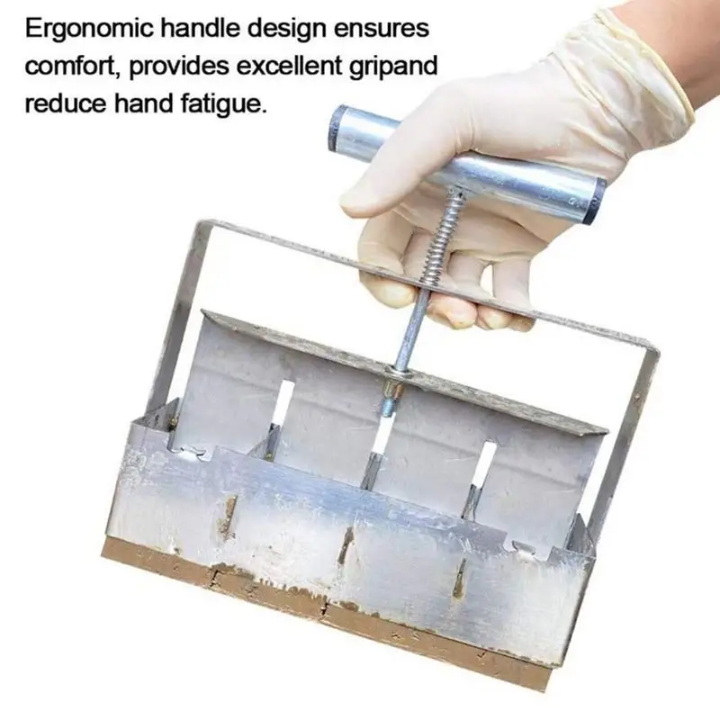 Hand-held Seedling Soil Blocker 1 Pc Manual Square Soil Block Maker Professional Seed Blocking Tool With Dibble For Garden Dig
Hand-held Seedling Soil Blocker 1 Pc Manual Square Soil Block Maker Professional Seed Blocking Tool With Dibble For Garden Dig