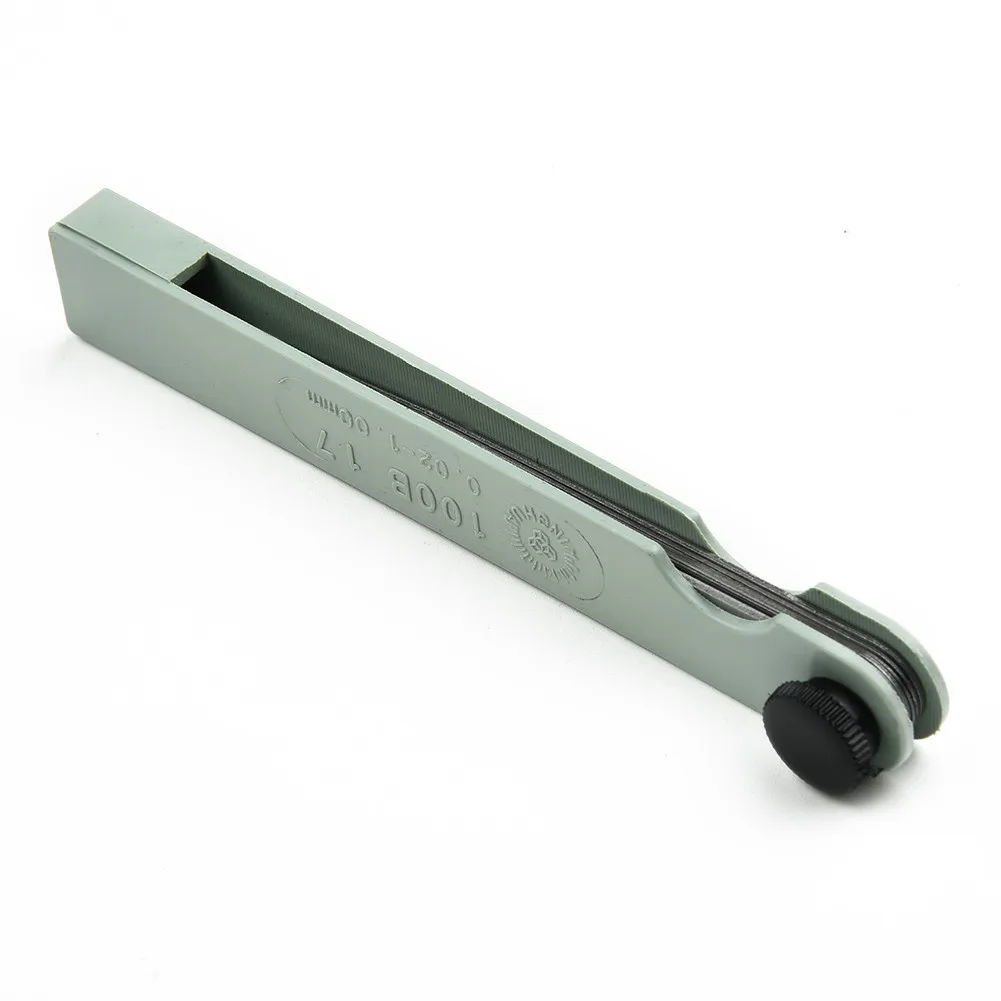 Motorcycle Feeler Gauge Spark Plug Measuring Tool Silver Measurement Range: 0.05-1.00mm
Motorcycle Feeler Gauge Spark Plug Measuring Tool Silver Measurement Range: 0.05-1.00mm