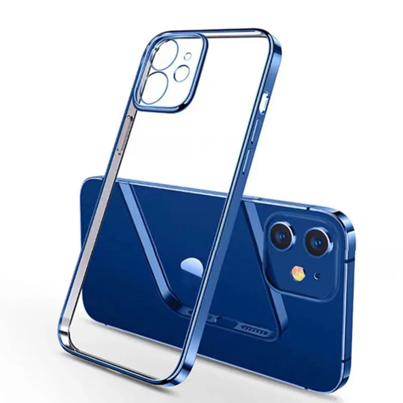 Luxury Plating Transparent Phone Case For iPhone 13 Pro Max 11 12 Mini XR XS Celulares Carcasa Capinha De Celular Shell Cover
Luxury Plating Transparent Phone Case For iPhone 13 Pro Max 11 12 Mini XR XS Celulares Carcasa Capinha De Celular Shell Cover