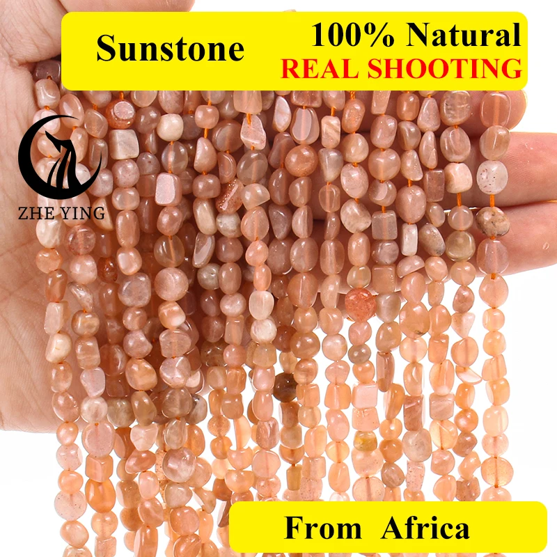 Zhe Ying Natural 6-8mm Sunstone Irregular Garnet Ruby Gemstone Beads for Jewelry Making DIY Bracelet Necklace
Zhe Ying Natural 6-8mm Sunstone Irregular Garnet Ruby Gemstone Beads for Jewelry Making DIY Bracelet Necklace