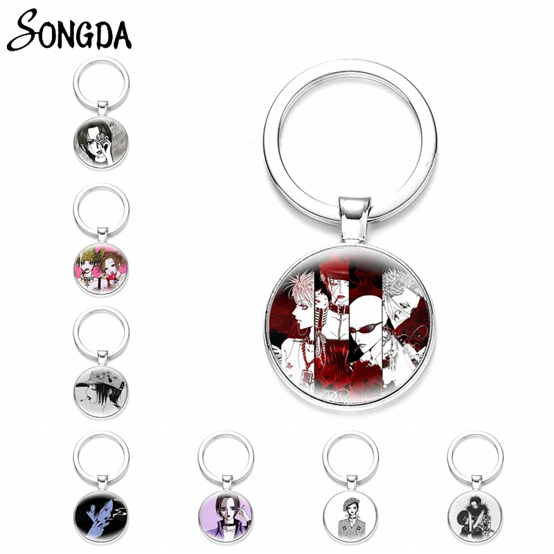 Osaki Nana Anime Creative Keychains Holder Punk Cartoon Round Charms Key Chains Keyrings for Bag Key Glass Cabochon Jewelry Gift
Osaki Nana Anime Creative Keychains Holder Punk Cartoon Round Charms Key Chains Keyrings for Bag Key Glass Cabochon Jewelry Gift